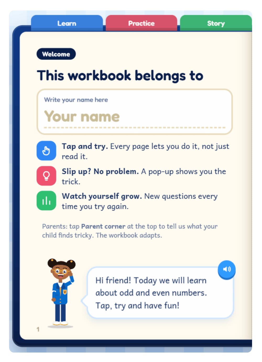 Odd & Even Numbers: sample page 2